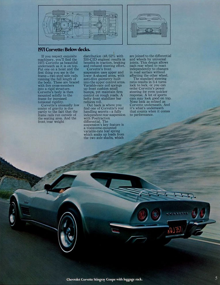 1971 Corvette Brochure Page 10